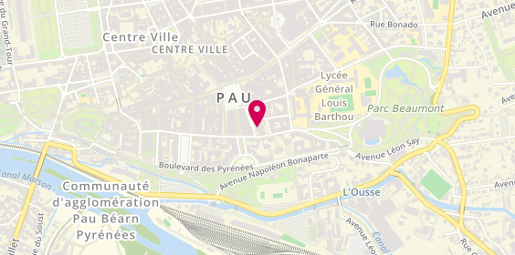 Plan de Pharmacie Palais des Pyrénées, 6 Rue Gachet, 64000 Pau