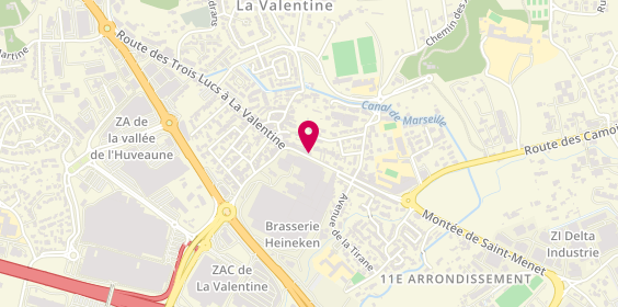 Plan de Pharmacie Valentine Village, 17 Rue de l'Audience, 13011 Marseille