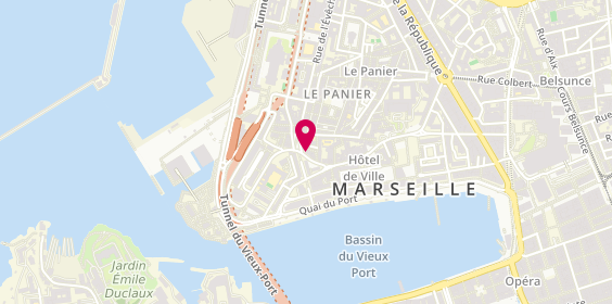 Plan de Pharmacie de la Place de Lenche, 72 Rue Caisserie, 13002 Marseille