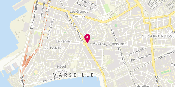 Plan de Pharmacie Boi Sainsous, 2 Place Sadi Carnot, 13001 Marseille