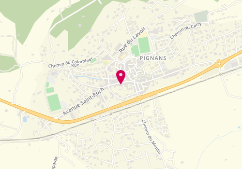 Plan de Pharmacie de Pignans, Zone Artisanale Lauve Migranon, 83790 Pignans