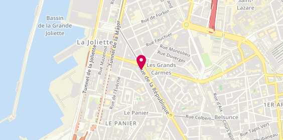 Plan de Morris Pharmacie, 83 Rue de la Republique, 13002 Marseille