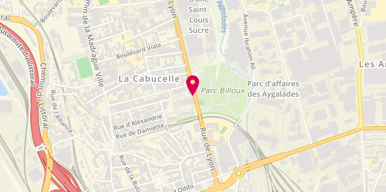 Plan de Pharmacie Campagne Leveque, 407 Rue de Lyon, 13015 Marseille