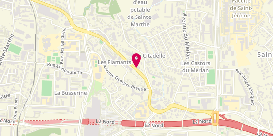 Plan de Pharmacie Perla, 41 Avenue Ansaldi, 13014 Marseille