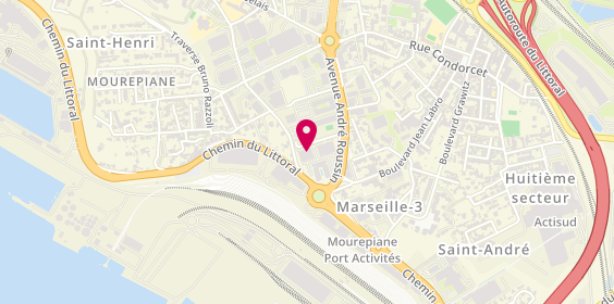 Plan de ANTON & WILLEM (Globale Santé), le Ponant Littoral
7 avenue André Roussin, 13016 Marseille