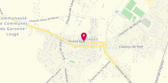 Plan de Pharmacie de la Prade, Grand Rue, 31410 Longages
