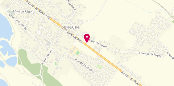 Plan de Pharmacie de Denguin, 11 Route de Pau, 64230 Denguin