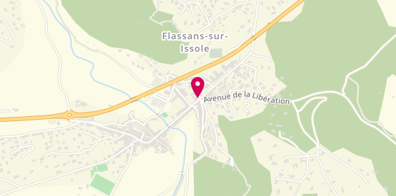 Plan de Pharmacie de Flassans, 50 Avenue du General de Gaulle, 83340 Flassans-sur-Issole