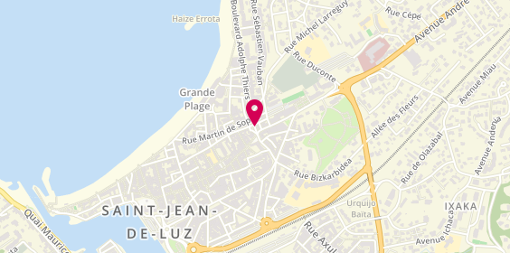 Plan de Pharmacie Franco-Anglaise, 16 Boulevard Thiers, 64500 Saint-Jean-de-Luz