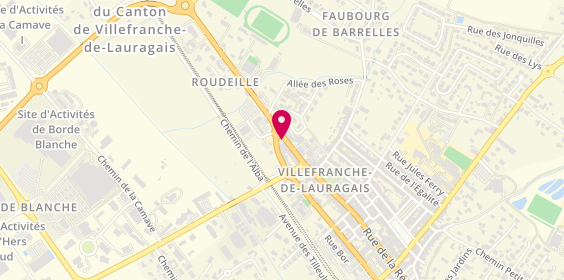 Plan de Pharmacie de l'Olivier, 211 Rue de la République, 31290 Villefranche-de-Lauragais