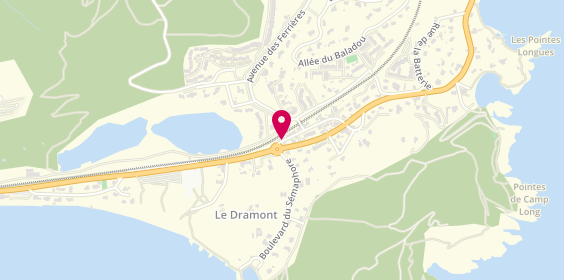 Plan de Pharmacie du Dramont, 87 Rue du Debarquement, 83700 Saint-Raphaël