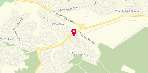 Plan de Pharmacie de la Mer, Centre Commercial Jardins de Diane
45 Avenue de Diane, 83700 Saint-Raphaël