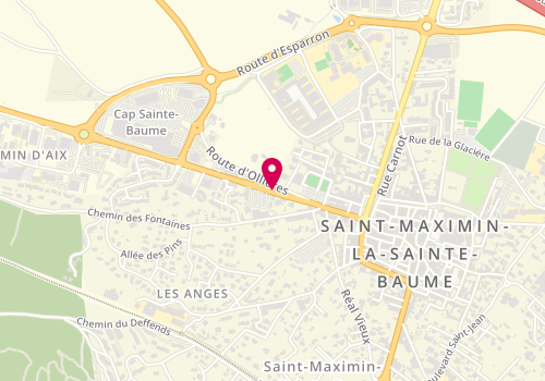 Plan de Pharmacie des Fontaines, 179 Avenue Gabriel Peri, 83470 Saint-Maximin-la-Sainte-Baume