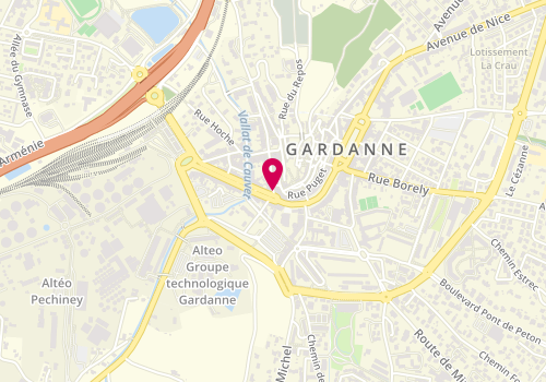 Plan de Pharmacie Principale, 1 Faubourg de Gueydan, 13120 Gardanne