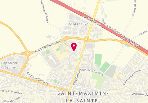 Plan de Pharmacie de la Laouve, Chemin de Prugnon, 83470 Saint-Maximin-la-Sainte-Baume