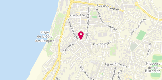 Plan de Pharmacie Ancelin, 53 Rue d'Espagne, 64200 Biarritz