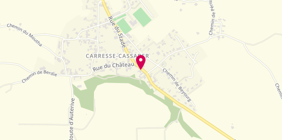 Plan de Pharmacie de Carresse, 2 Route de Salies, 64270 Carresse-Cassaber