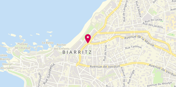 Plan de Grande Pharmacie des Arceaux, 52 Avenue Edouard Vii, 64200 Biarritz