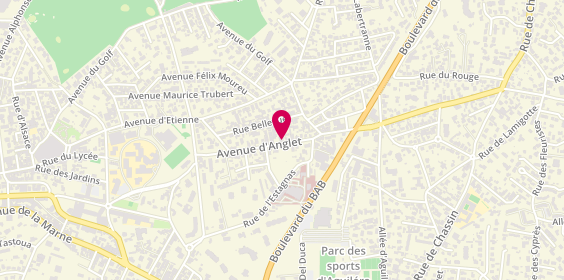 Plan de Pharmacie Brunel, 51 avenue d'Anglet, 64200 Biarritz