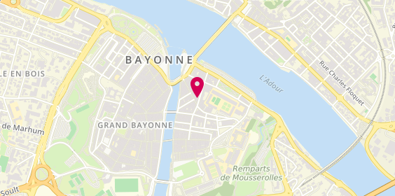 Plan de Pharmacie du Petit Bayonne, 12 Rue Jacques Laffitte, 64100 Bayonne
