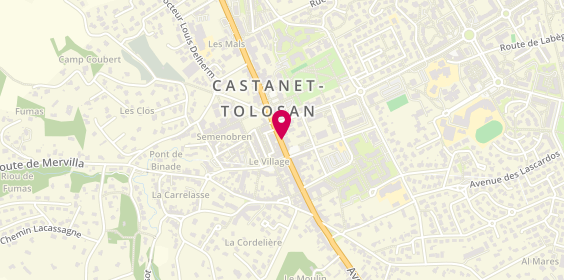 Plan de Pharmacie Popineau et Vergne, 7 Avenue de Toulouse, 31320 Castanet-Tolosan