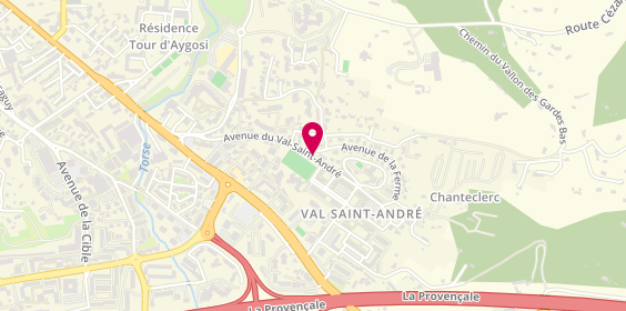 Plan de Val Saint André, Centre Commercial Val Saint Andre, 13100 Aix-en-Provence