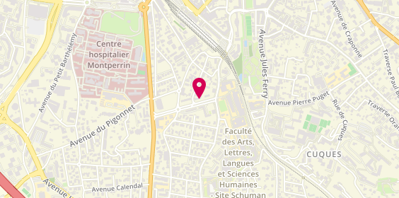 Plan de Pharmacie des Nouvelles Facultés, 4 avenue Winston Churchill, 13100 Aix-en-Provence
