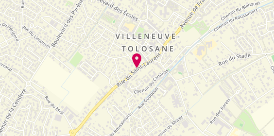 Plan de Pharmacie des Tuileries, 27 Rue Saint Laurent, 31270 Villeneuve-Tolosane