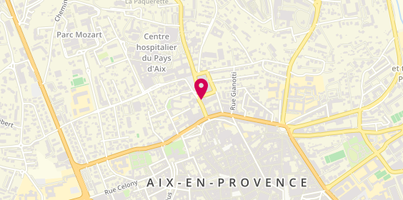 Plan de Pharmacie Pasteur, 12 Avenue Pasteur, 13100 Aix-en-Provence