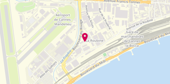 Plan de Pharmacie de la Bastide Rouge, Carrefour Market
Zone Industrielle Les Tourrades, 06150 Cannes La Bocca