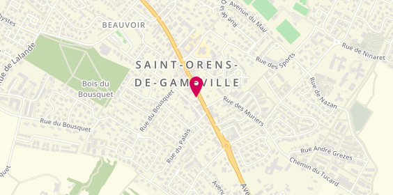 Plan de Pharmacie Ô Centre, 56 Avenue de Gameville, 31650 Saint-Orens-de-Gameville