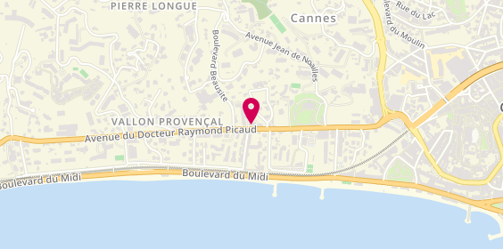 Plan de Pharmacie de la Croix des Gardes, 26 avenue Du Dr Raymond Picaud, 06400 Cannes