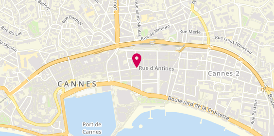 Plan de Pharmacie Loyer, 36 Rue d'Antibes, 06400 Cannes
