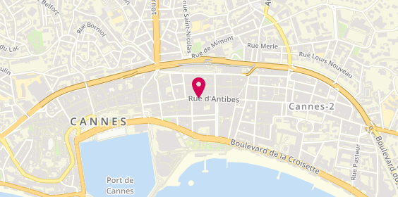 Plan de Apothical, 46 Rue d'Antibes, 06400 Cannes