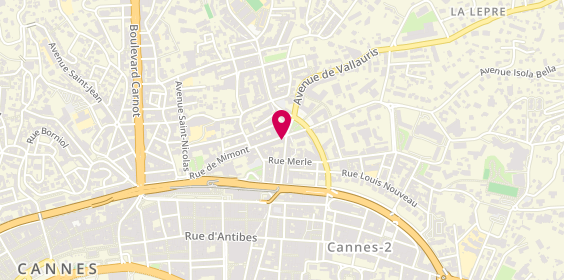 Plan de Pharmacie de la Peyriere, 40 Rue de Mimont, 06400 Cannes