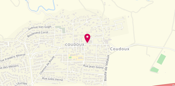 Plan de Pharmacie de Coudoux, 1 Place Clastrier, 13111 Coudoux