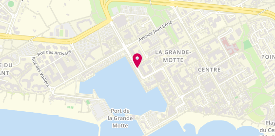 Plan de Pharmacie du Port, 78 Quai Georges Pompidou, 34280 La Grande-Motte