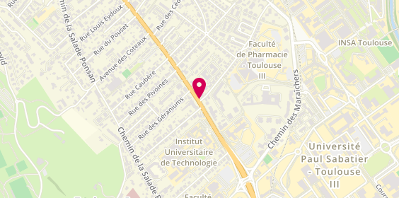 Plan de Pharmacie des Facs, 84 Route de Narbonne, 31400 Toulouse