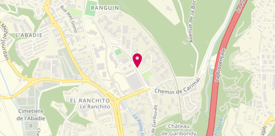 Plan de Pharmacie du Parc Ranguin, Centre Commercial 
1 Avenue Victor Hugo, 06150 Cannes La Bocca