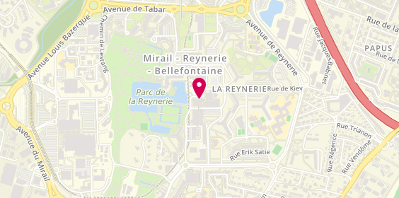 Plan de Pharmacie Métro Reynerie, 7 Place André Abbal, 31100 Toulouse