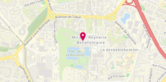 Plan de Pharmacie du Parc-Reynerie, 1 Impasse Abbé Salvat, 31100 Toulouse