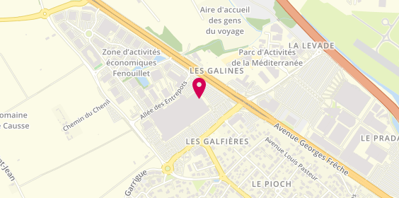 Plan de Pharmacie Bonnet-Montgaillard, 20 Centre Commercial Auchan Méditerranée, 34470 Pérols