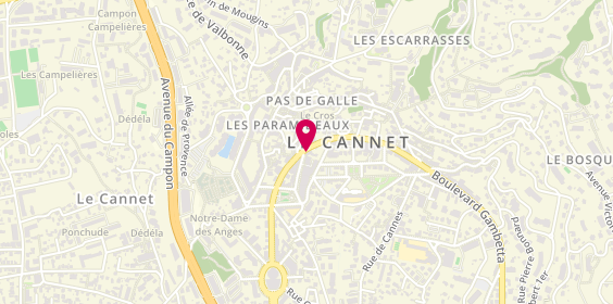 Plan de Alphega Pharmacie, 39 Boulevard Carnot, 06110 Le Cannet