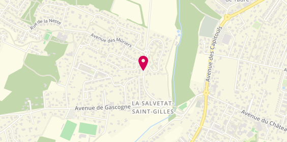 Plan de Pharmacie des Mûriers, Zone Aménagement Hauts de Saint Gilles
5 Avenue Sainte Germaine, 31880 La Salvetat-Saint-Gilles