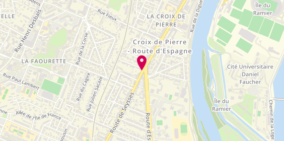 Plan de Pharmacie de la Pointe, 403 Route de Seysses, 31100 Toulouse