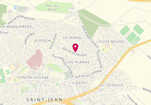 Plan de PLOUE Anne, 24 Rue de la Cadorque, 34430 Saint-Jean-de-Védas