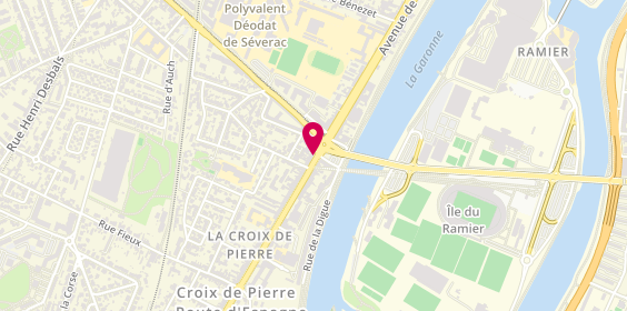 Plan de Pharmacie de la Croix de Pierre, 133 Avenue de Muret, 31300 Toulouse