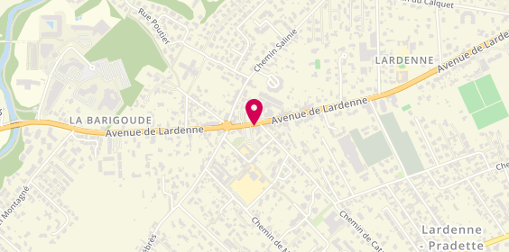 Plan de Pharmacie de Lardenne, 261 Avenue de Lardenne, 31100 Toulouse