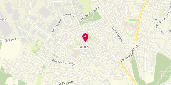 Plan de Pharmacie de Pahin, 37 Chemin de Fournolis, 31170 Tournefeuille