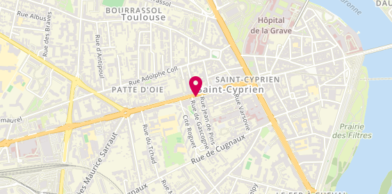 Plan de Pharmacie Rive Gauche, 35 Avenue Etienne Billières, 31300 Toulouse